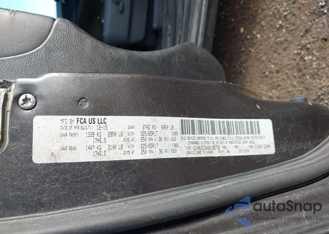 2016 Dodge Grand Caravan Sxt из США, поврежденный, VIN 2C4RDGCG4GR196778